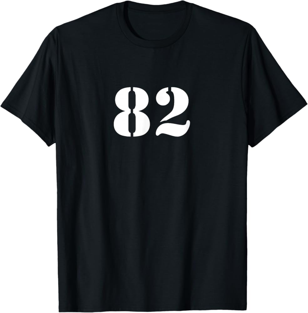 Amazon | エイティツー 数字 82 ナンバー Tシャツ | Tシャツ Amazon | エイティツー 数字 82 ナンバー Tシャツ | Tシャツ